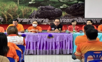 คณะผู้บริหาร สมาชิกสภาเทศบาล ได้ประชุมมอบนโยบายการบริหารงานในอำนาจหน้าที่ของเทศบาลตำบลกลางใหญ่